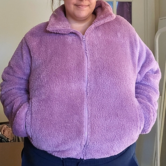 (2 for$60)Old Navy Sherpa Sweater Fuzzy Soft Zip up XL - Picture 2 of 14